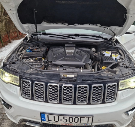 Jeep Grand Cherokee cena 98500 przebieg: 198000, rok produkcji 2017 z Lubartów małe 79